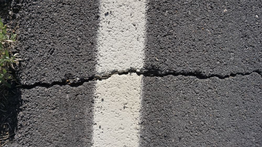 cracked asphalt; asphalt stabilization